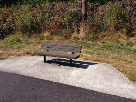 Within the Gresham boundary there are ample benches with companion seating, open to the air...